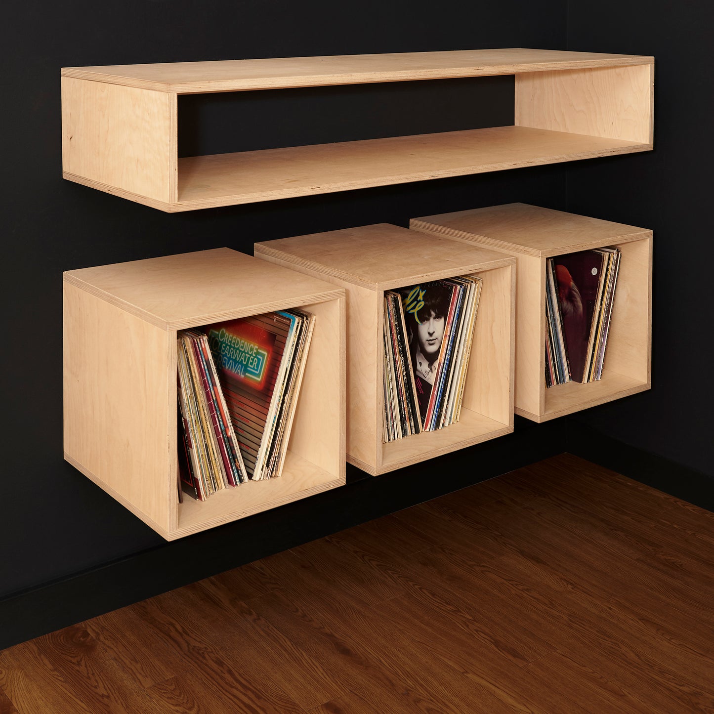 Wall Mounted Floating Storage Shelves